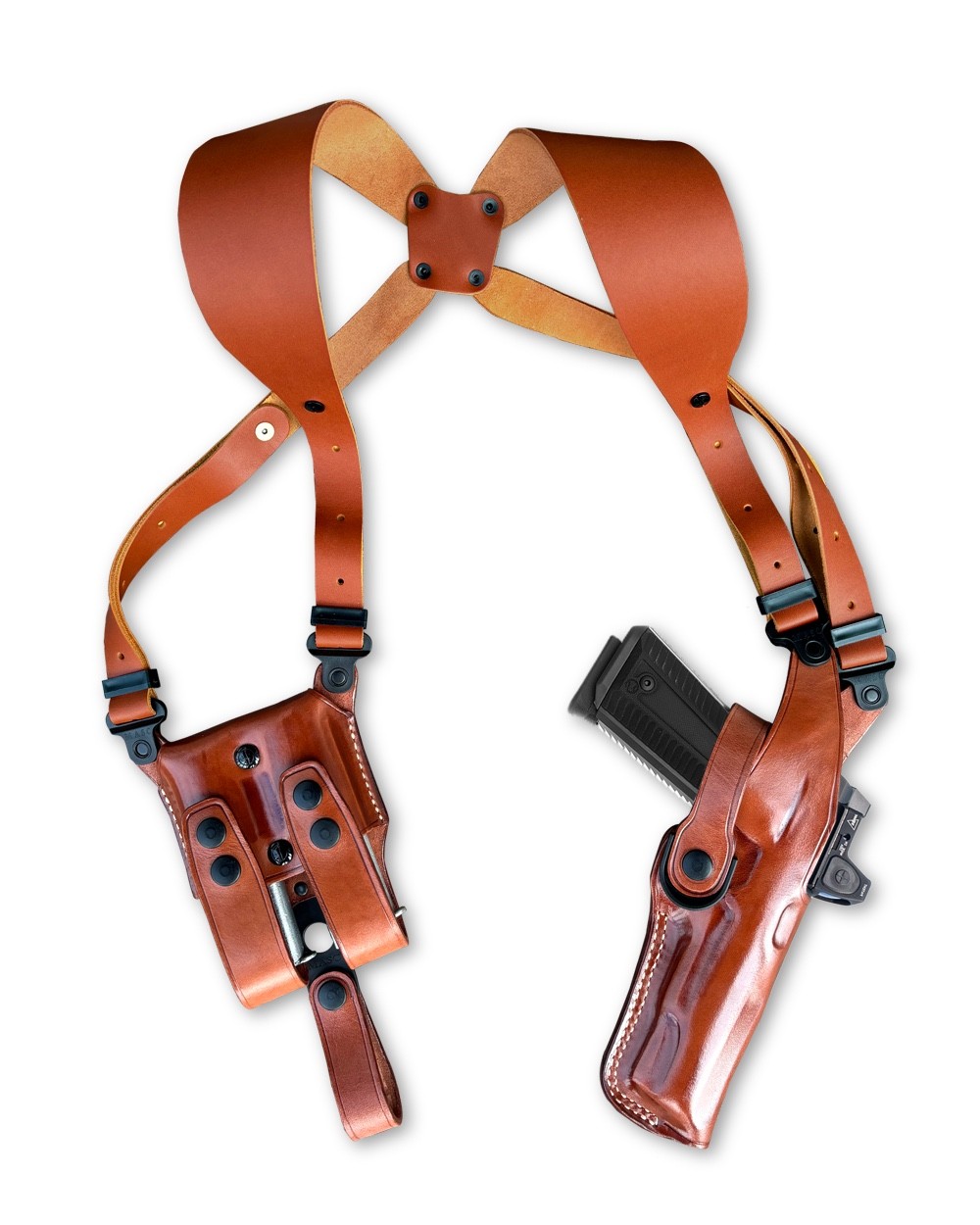 Optic Ready Vertical Shoulder Holster For CZ 75/ 75B/ 85 9mm 4.6'' Barrel #1083#