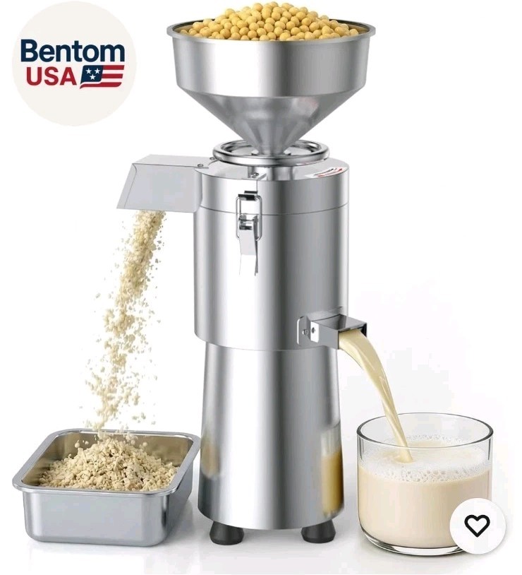 Commercial Auto Soy Milk Maker~Heavy Duty Commercial Motor Does 33 Lbs Per Hour