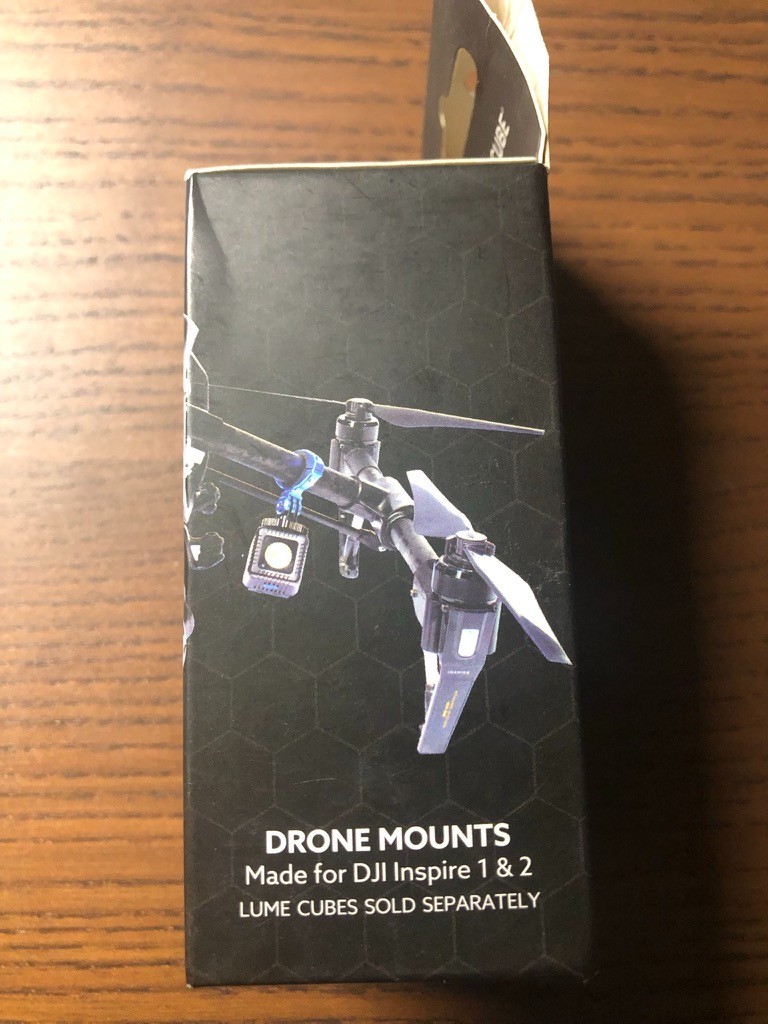 Lume Cube Drone Mounts for DJI Inspire 1 & 2 (Includes 2 Mounts)