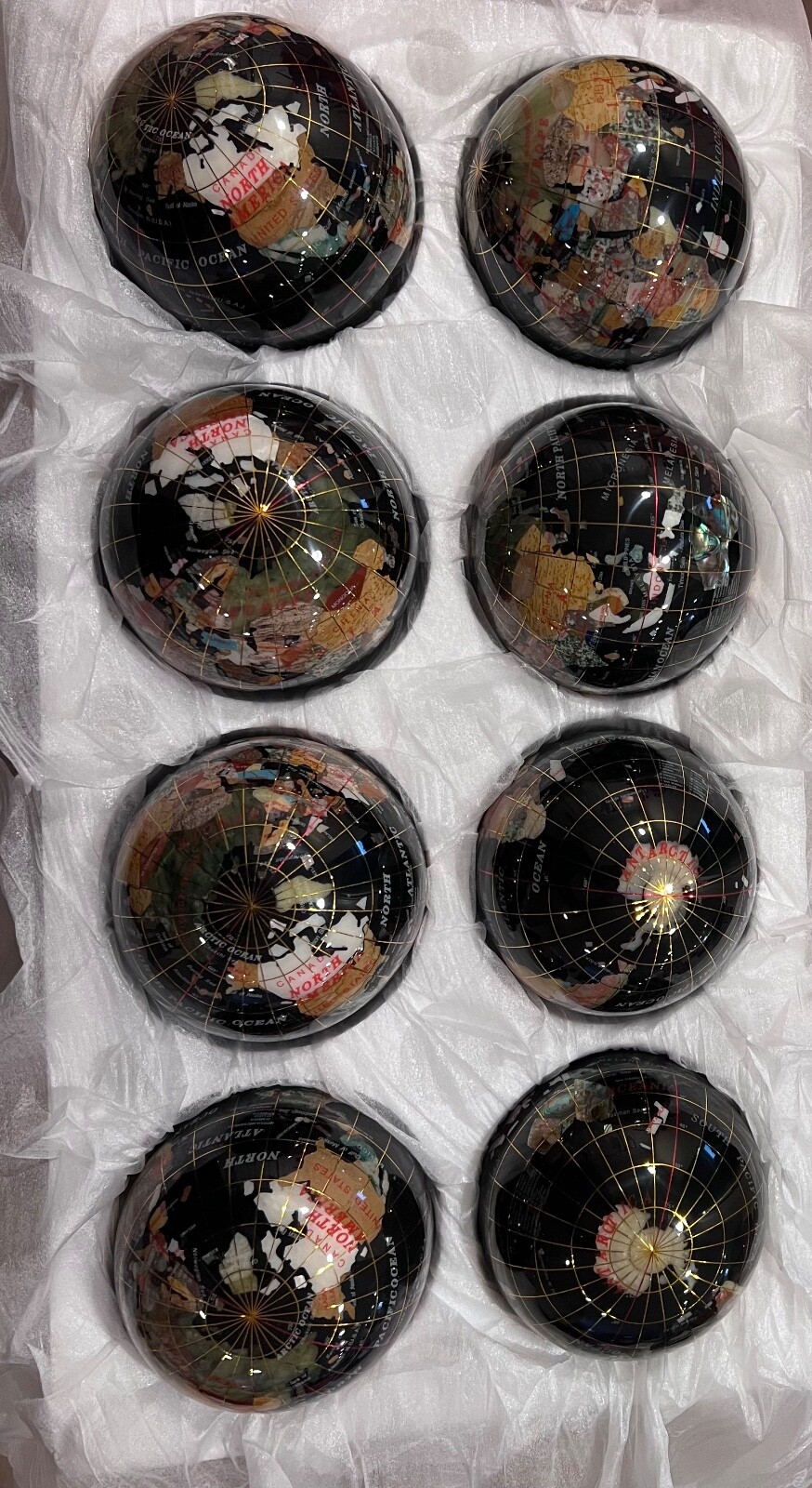 gemstone world globe black color 4"(110mm) diameter BEST PRICE