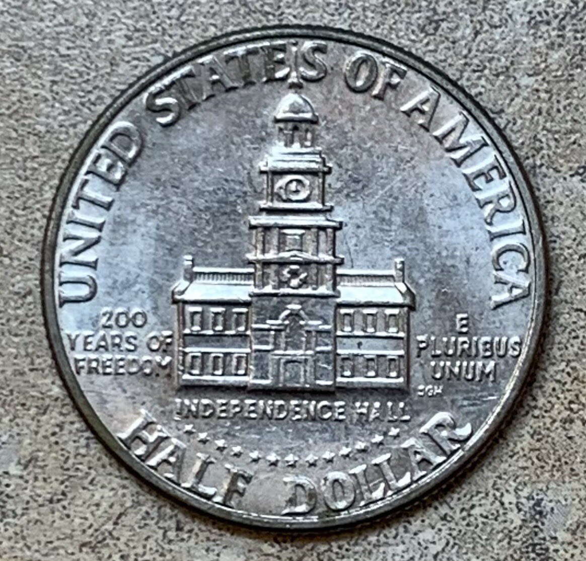 1976-D Kennedy Bicentennial Half Dollar Circulated