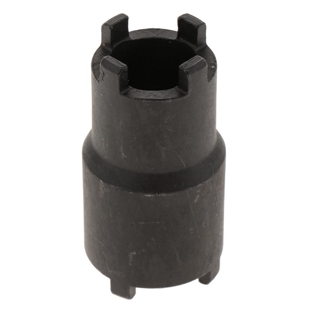Special 4-pin Spanner Socket Tool For Slotted Castle Locking Nut Remover - as