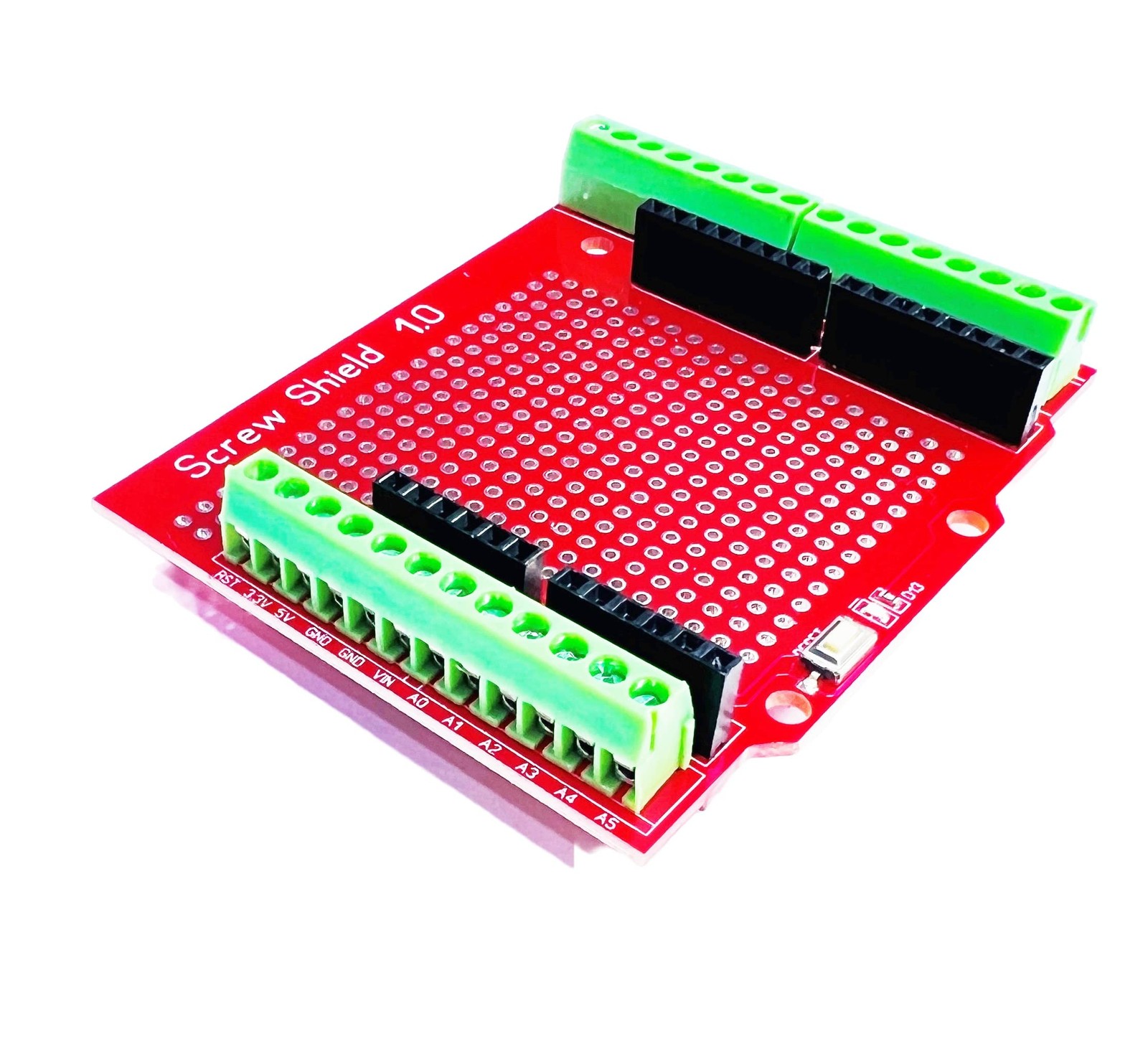 Proto Screw Shield for Arduino Uno R3 R4 - Assembled