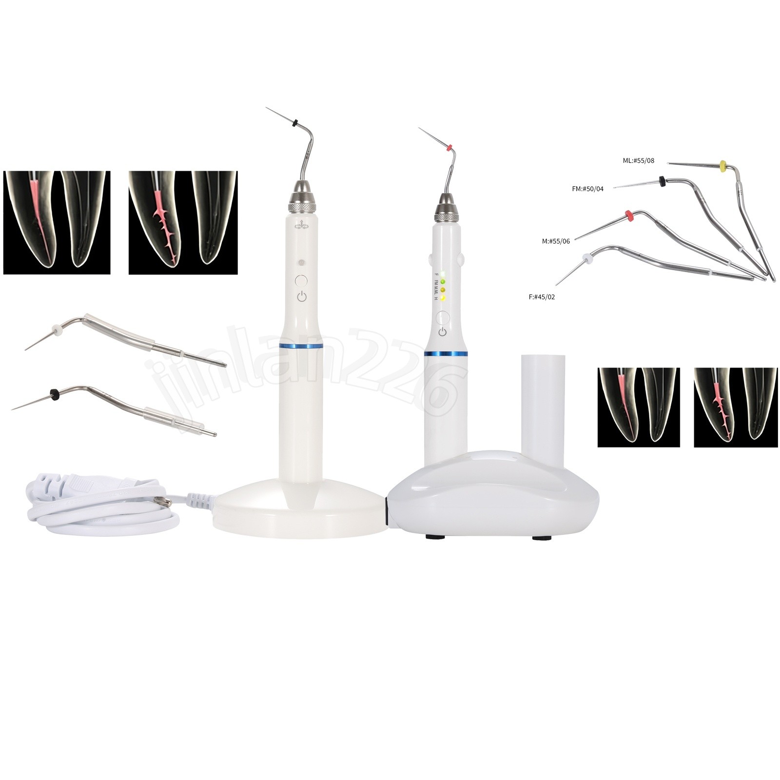 Dental Endodontic Gutta Percha Obturation System Endo Heated Pen With 2/4 Tips