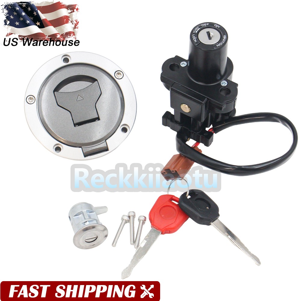 Ignition Switch Fuel Gas Tank Cap Set for Honda CBR650R CBR650RA ABS 2011-2022