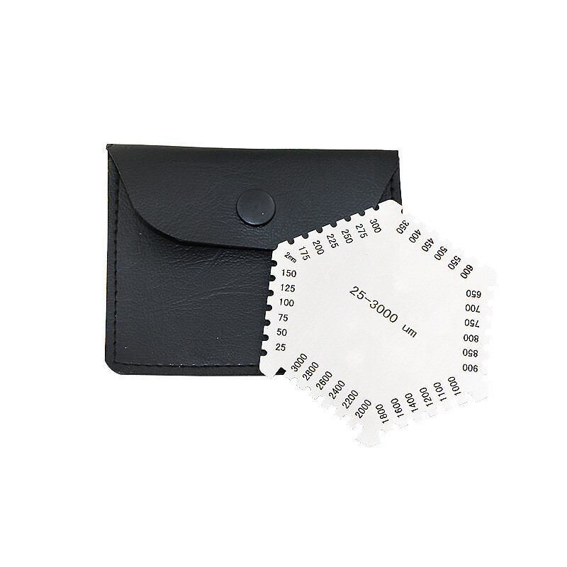 Wet Film Comb 25-3000 um Hexagonal Gauge Stainless Steel Thinkness Gage