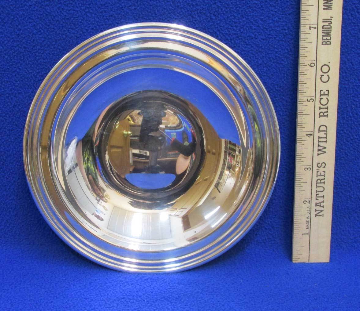 International Silver Co Silver Plated Dish Bowl Round Tray 6448 Snack Nut Mint