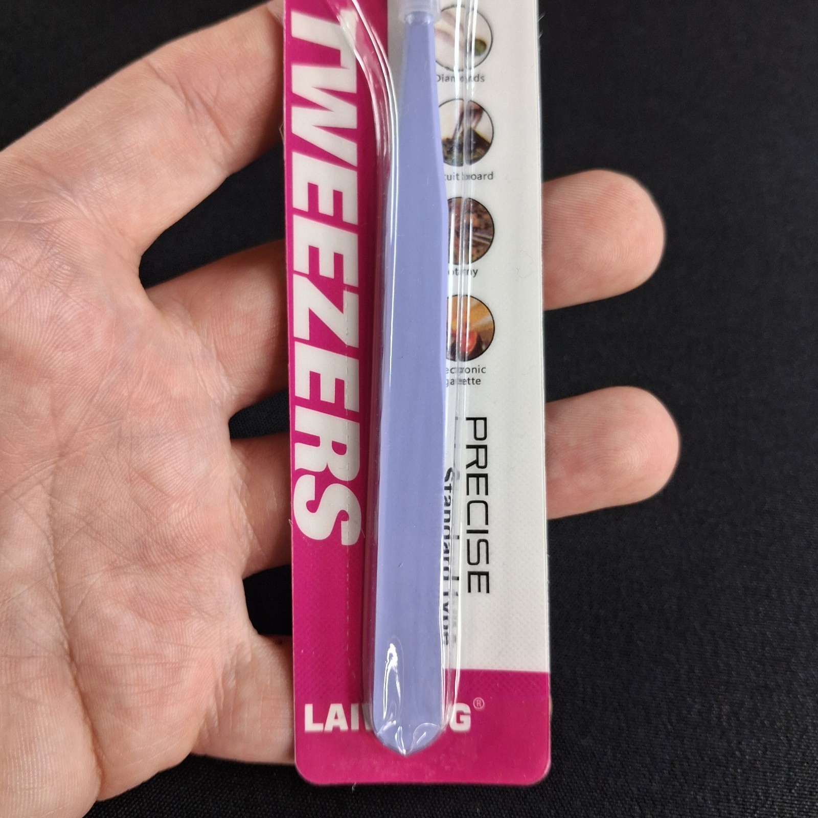 LAIWANG Precision Tweezers Straight & Curved Electronics Crafting Eyelashes