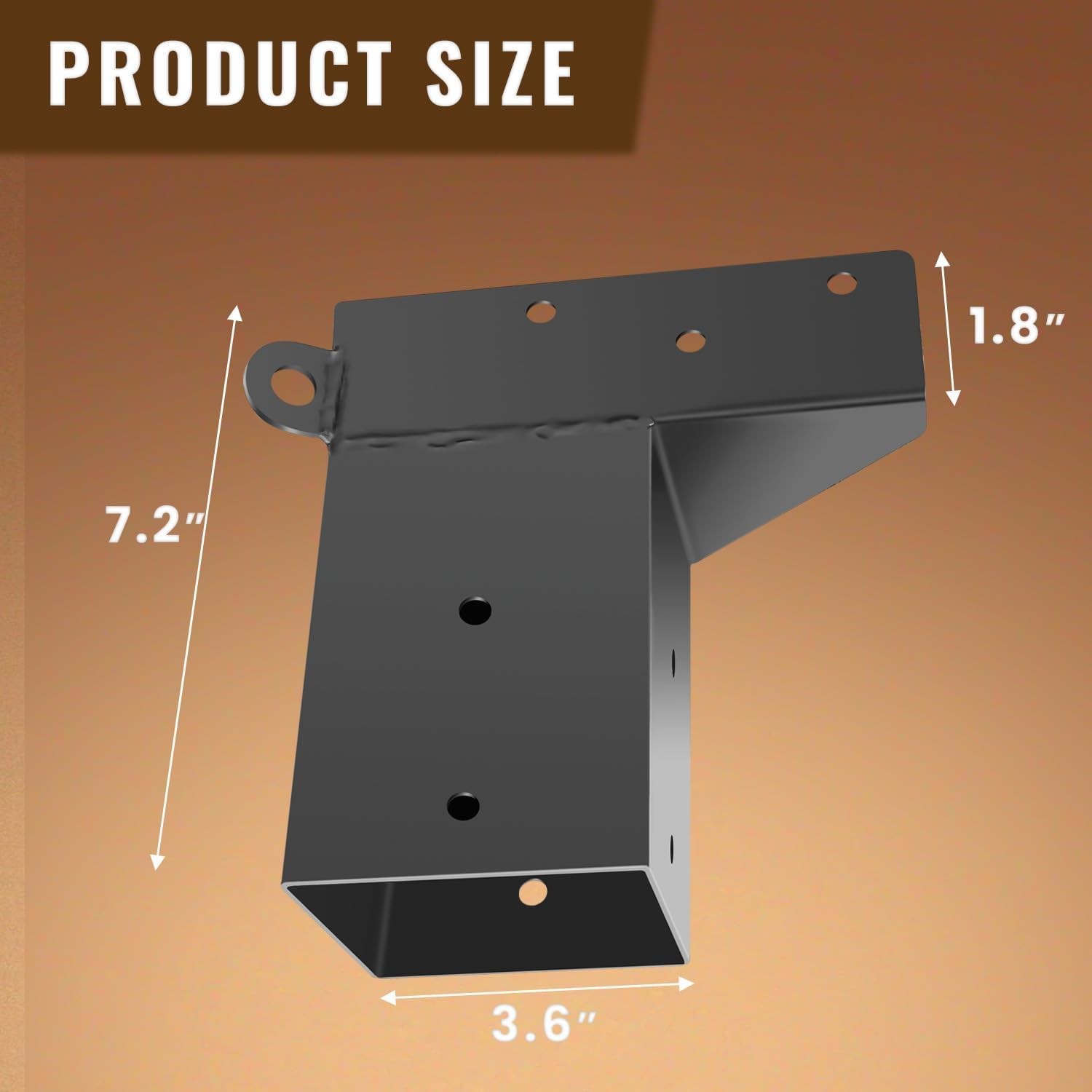 Deer Blind Brackets 4X4 Heavy Duty Elevator Bracket Outdoor Compound Angle Brack