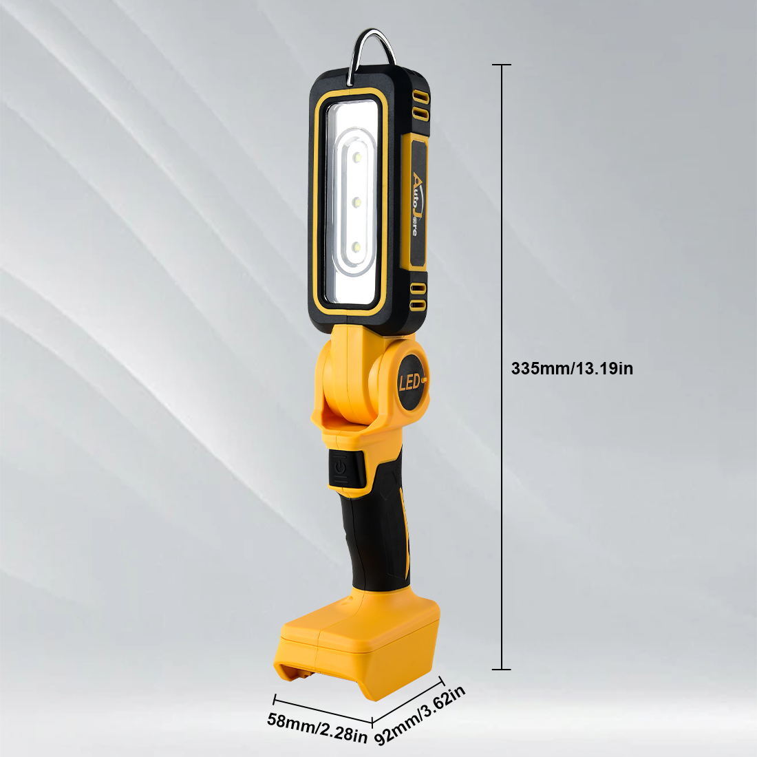 30W 3000LM Cordless LED Flashlight Work Light Powered for DeWalt 20V MAX Battery