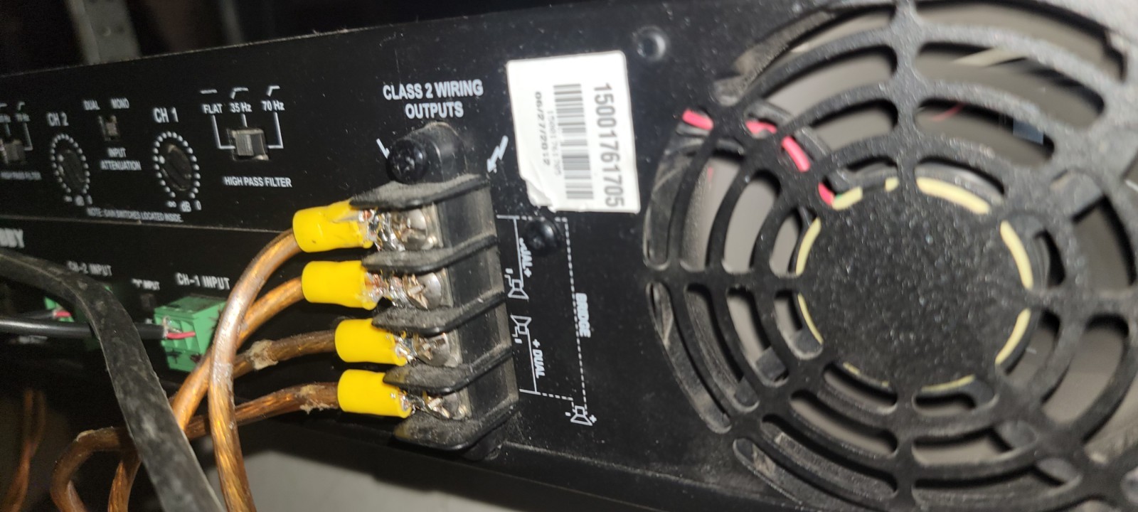 Crown CTs 1200 2-Channel Power Amplifier. Fully Tested. Runs Perfect.Low Usage.
