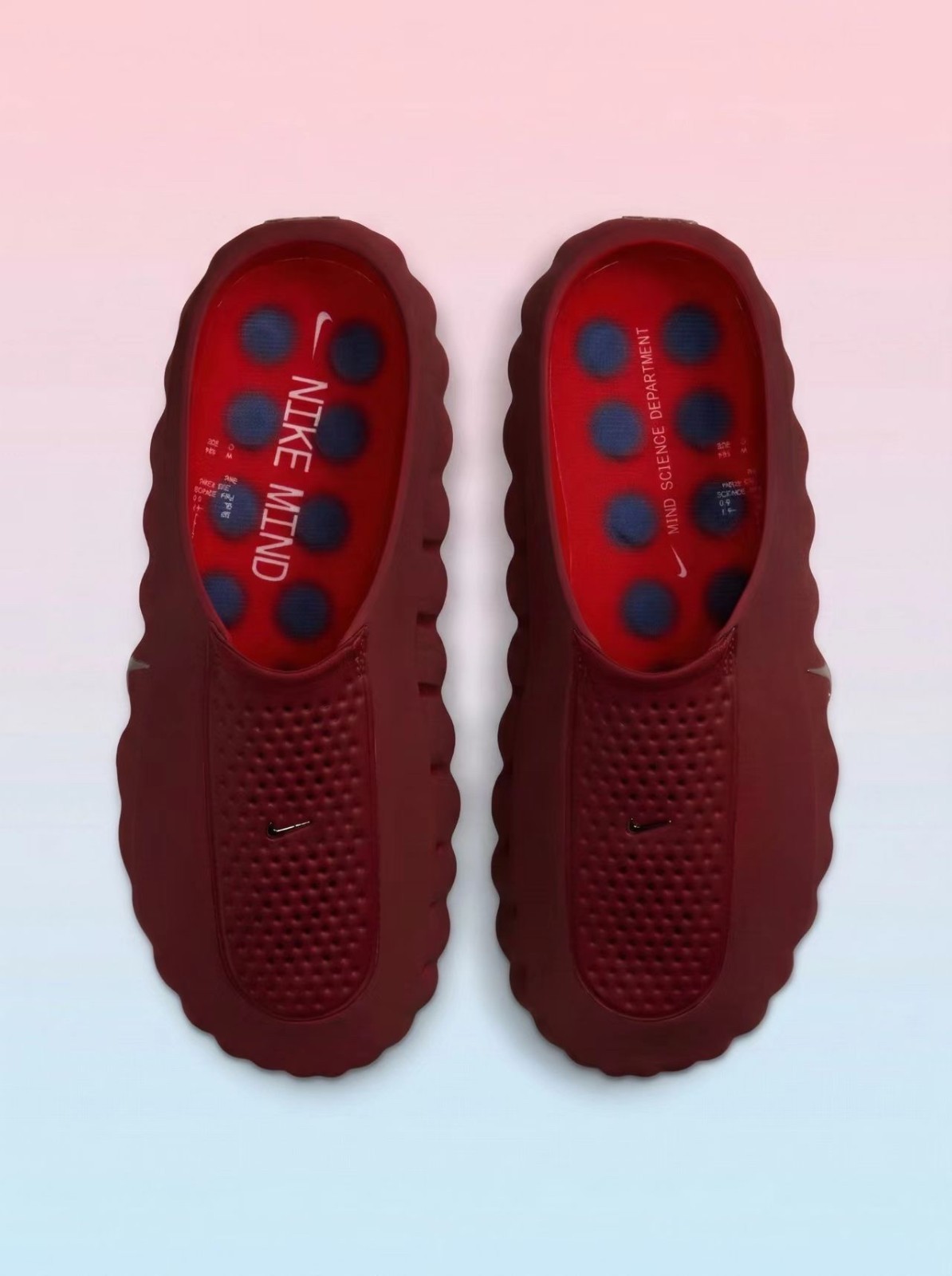 Nike Mind 001 Mule 'Team Red/University Red/Midnight Navy’ Men’s Size