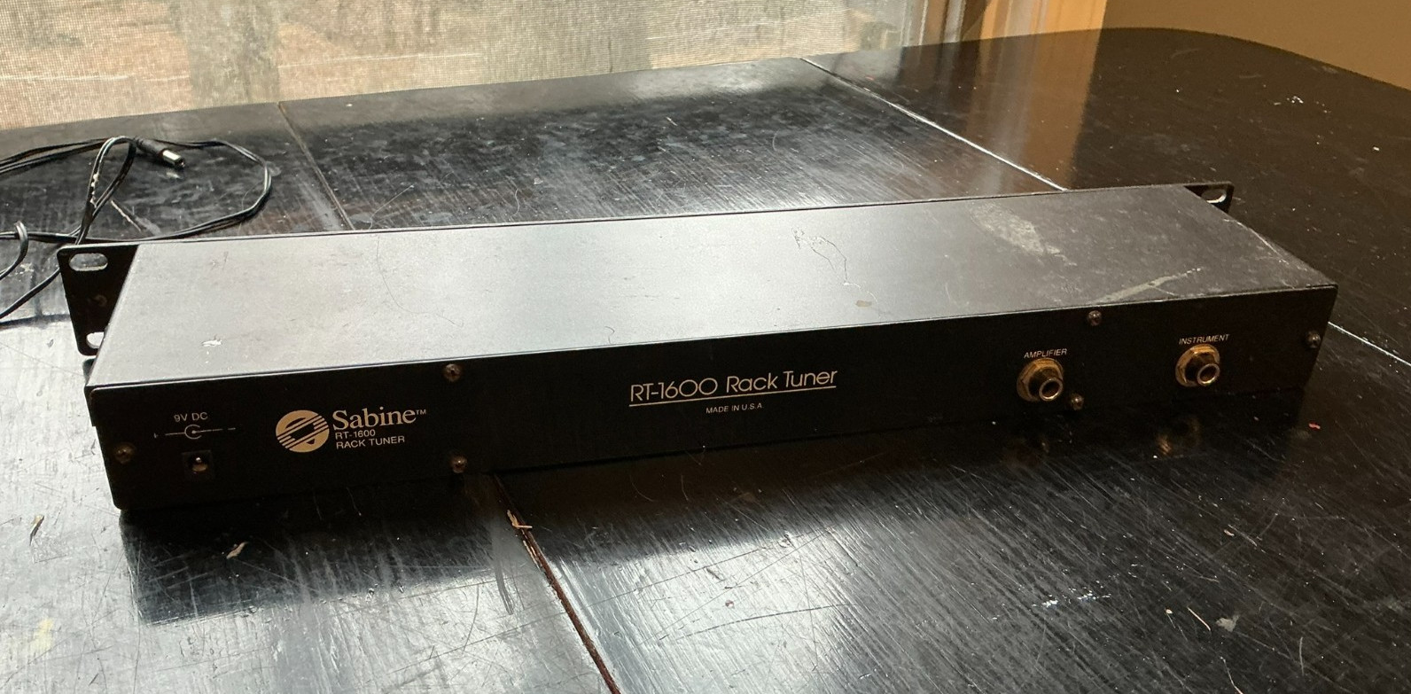 Sabine RT-1600 Rack Tuner ~ Flat In-Tune Sharp ~ Transpose