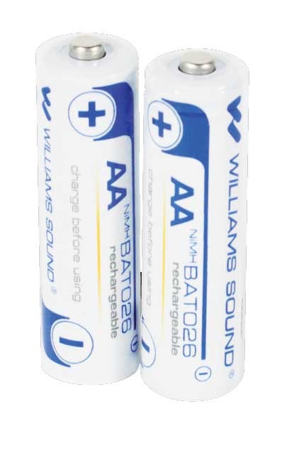 Williams AV BAT-026-2 1.2V AA Rechargeable NiMH Battery, 2 - Pack