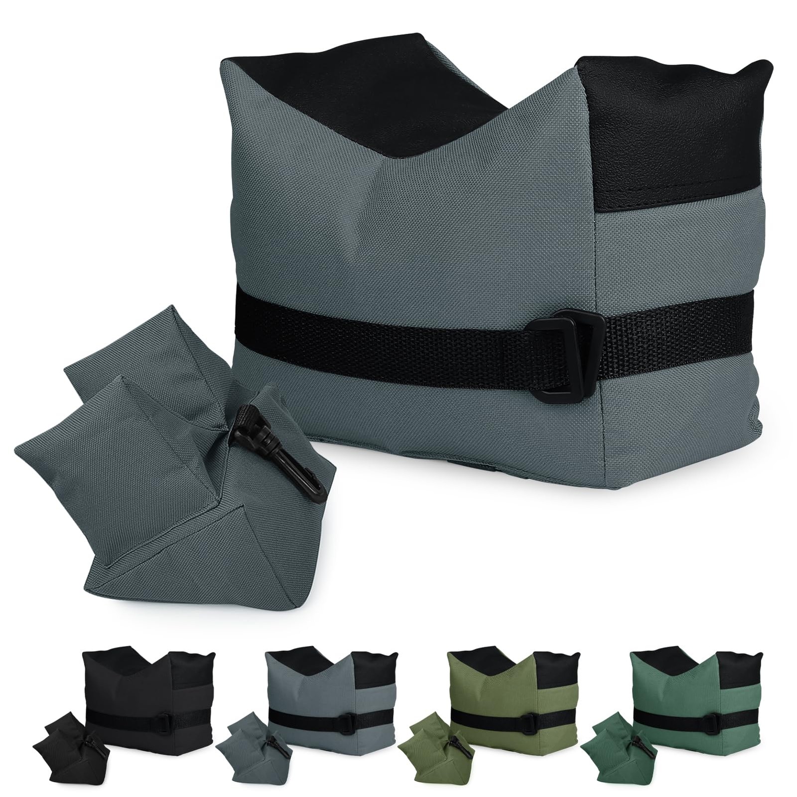 Twod Outdoor Shooting Rest Bags - Target Sports 9.6 x 6.8 x 4.1 inch, Gray