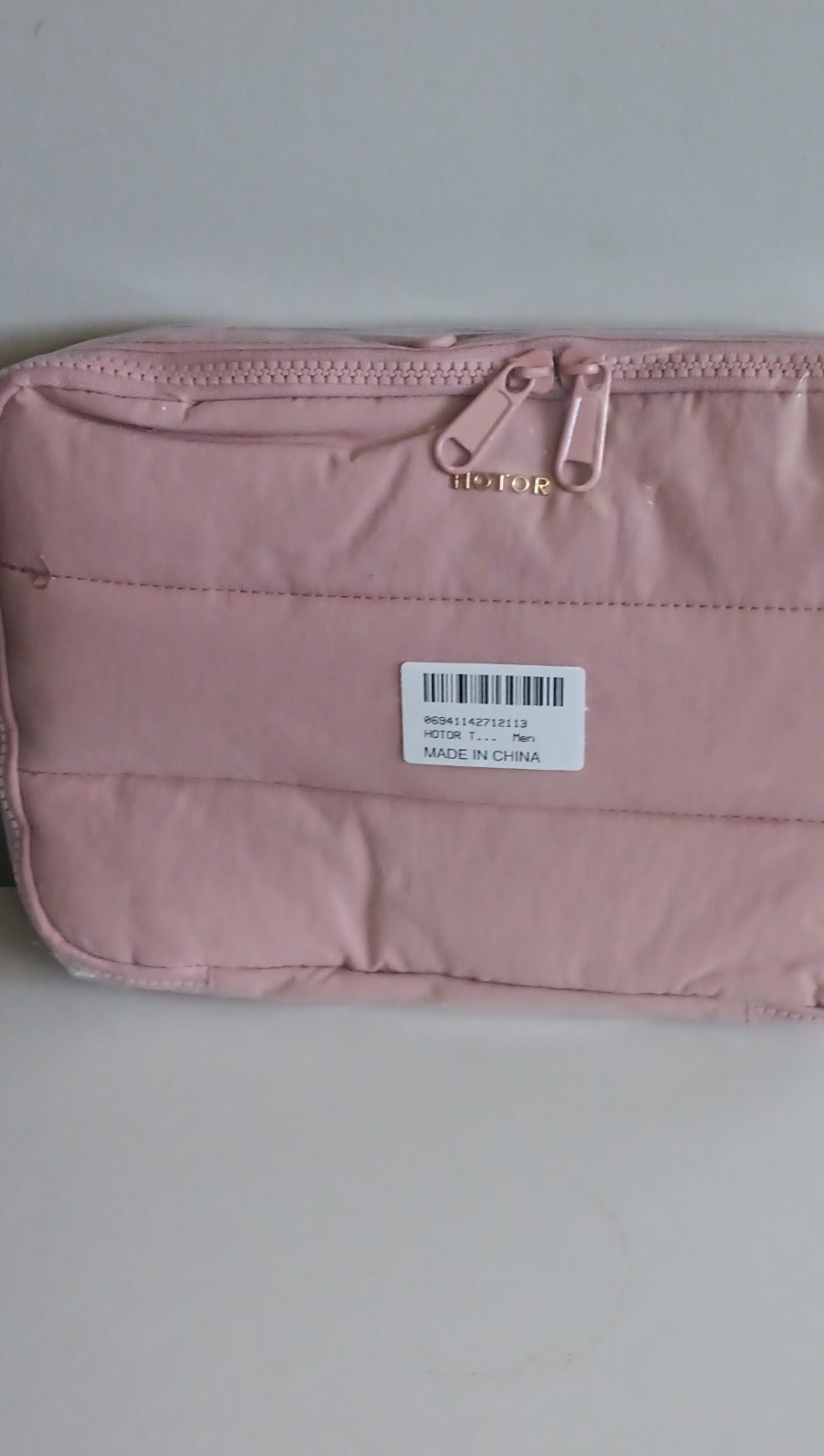 HOTOR Pink Padded Zippered Briefcase Case for Laptop