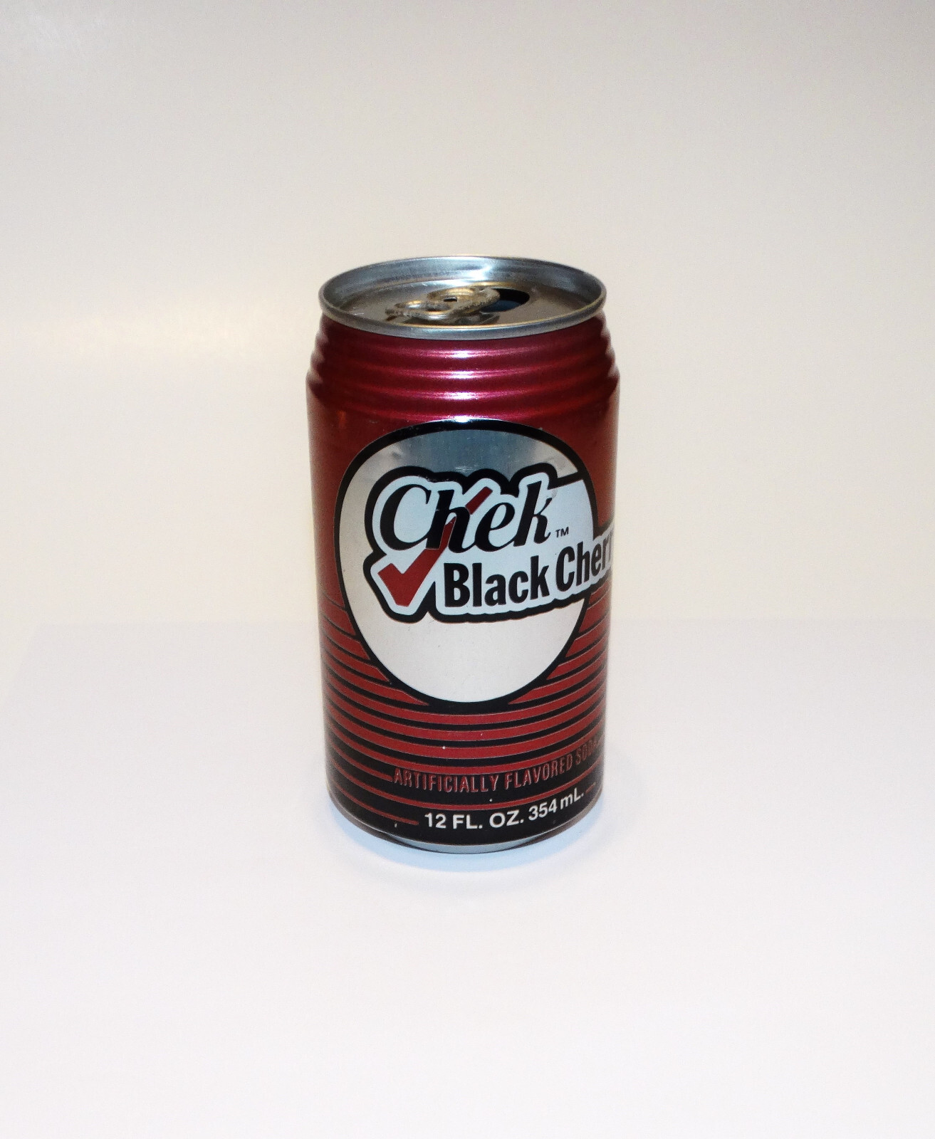 Chek Soda Can Black Cherry 1991 Vintage 90s