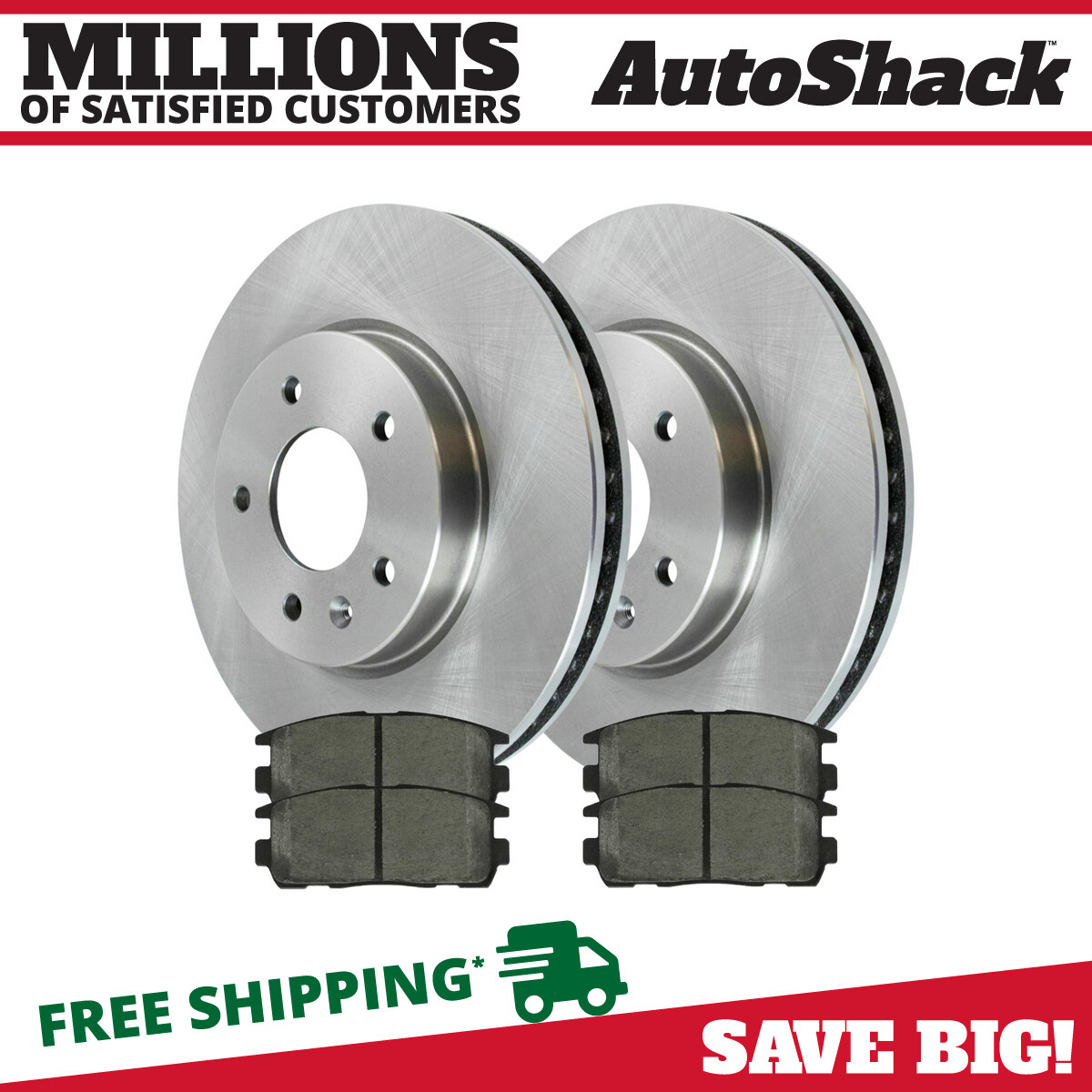 Front Brake Rotors & Pads for Chevy Equinox Captiva Sport Saturn Vue Suzuki XL-7
