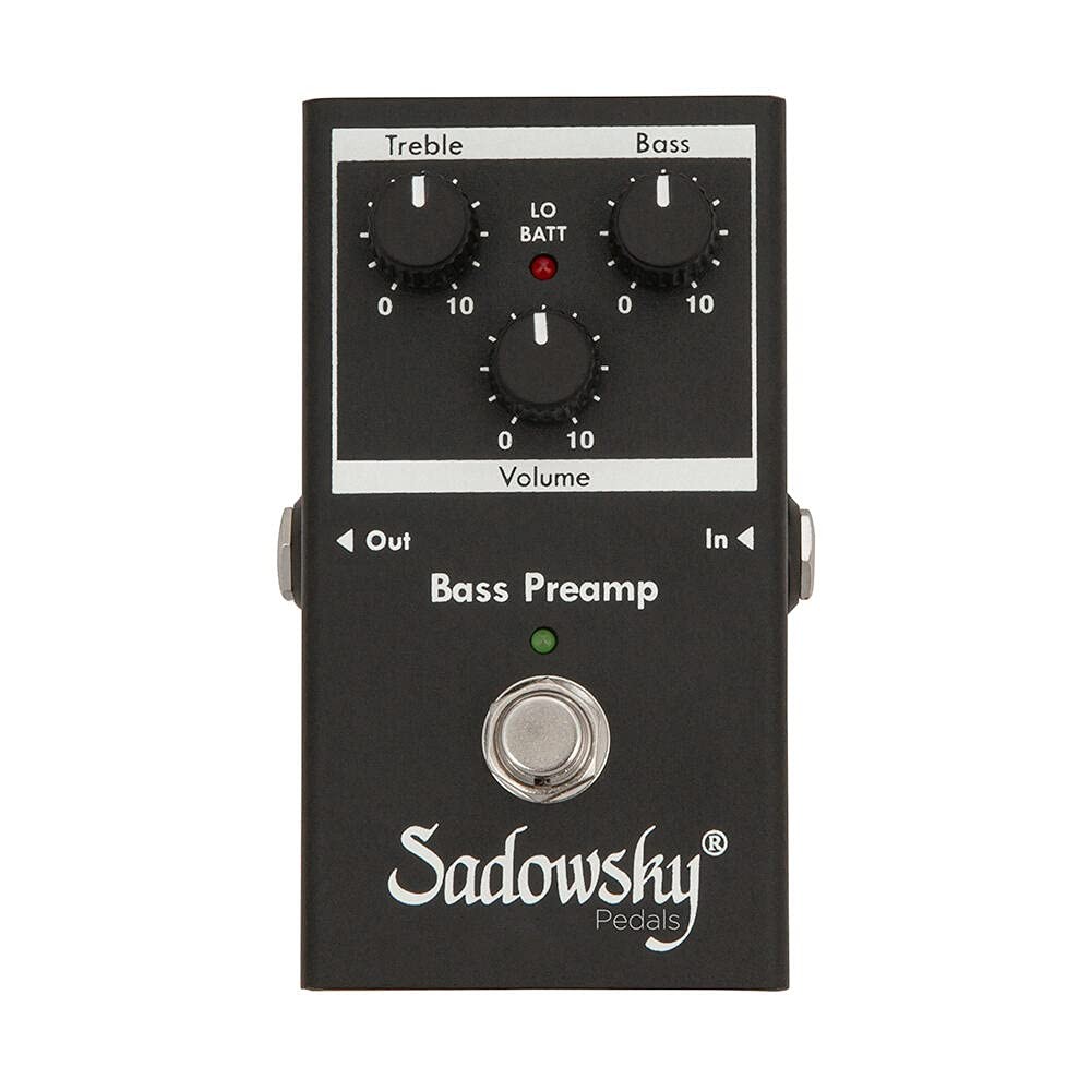 Sadowsky SAC PED SBP 2 V2 Bass Preamp/EQ Effect Pedals Black