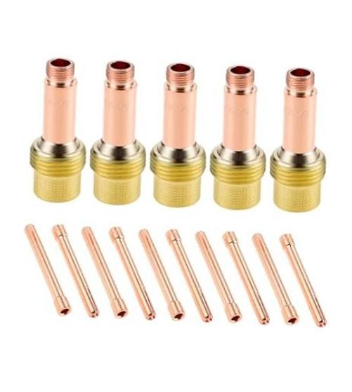 1/8"(3.2mm) TIG Welding Consumables Kit for WP-17/18/26 Series Torches | 5PCS