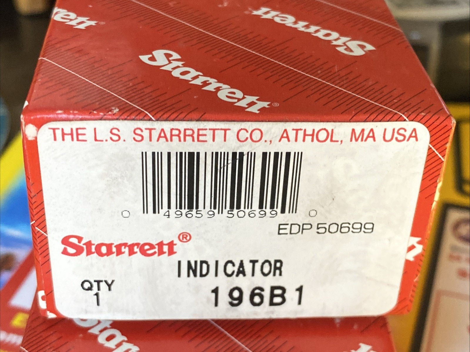 Starrett Universal Dial Test Indicator (196B1) Made In USA