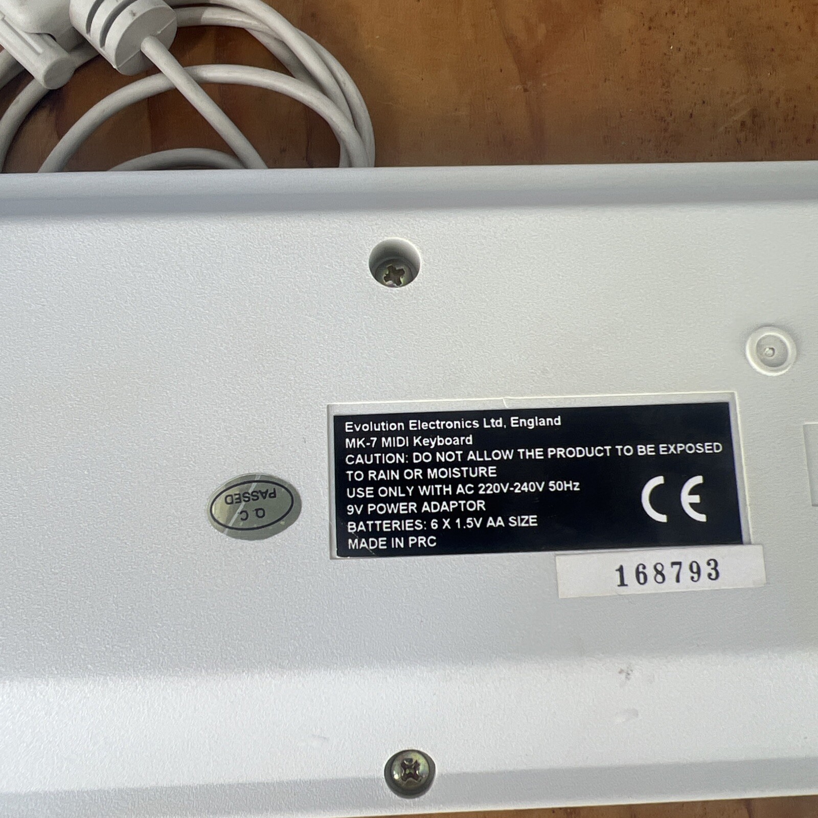 Evolution MK-7 Midi Controller Keyboard - Working