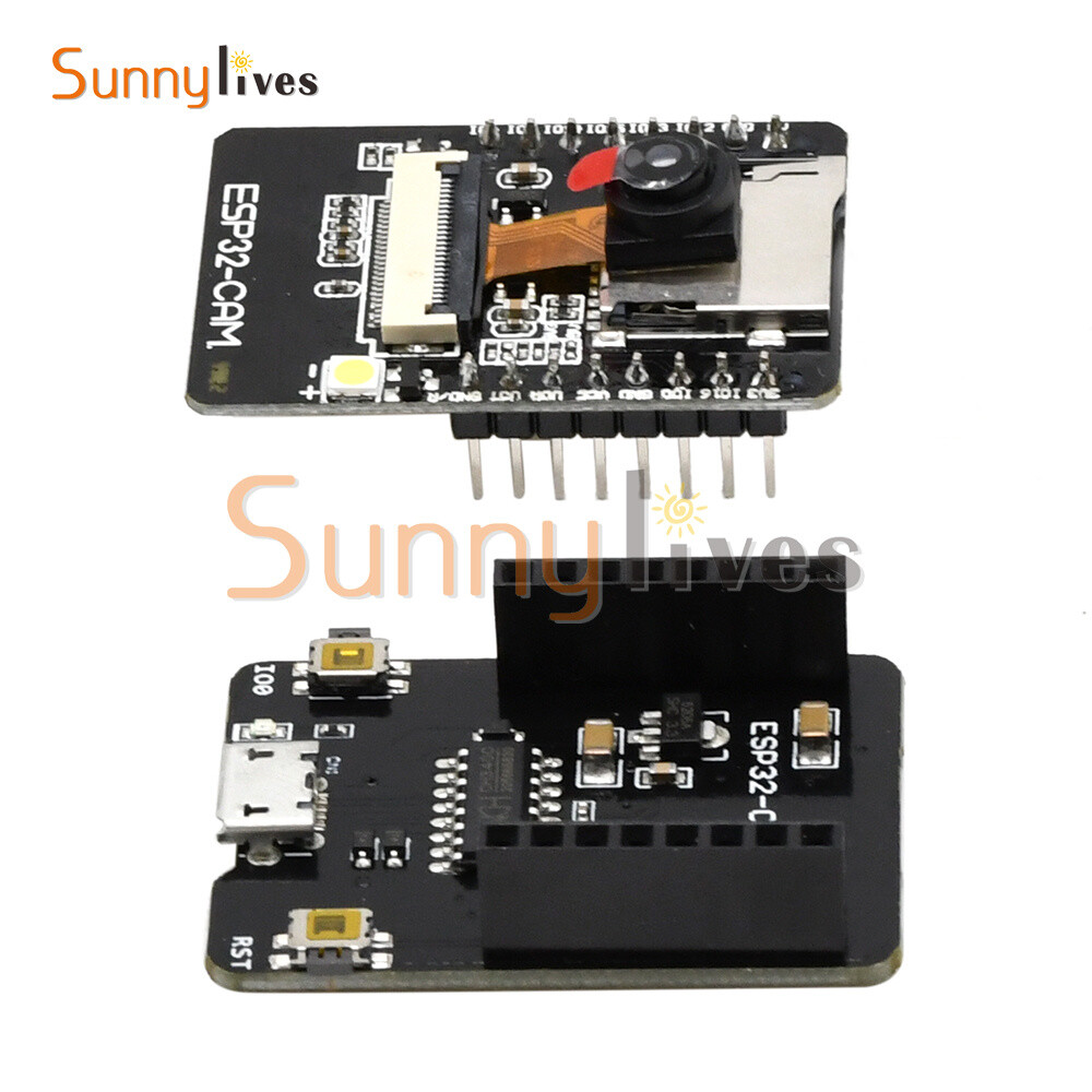 ESP32-CAM-MB WiFi Bluetooth Module Development Board with OV2640 Camera Module