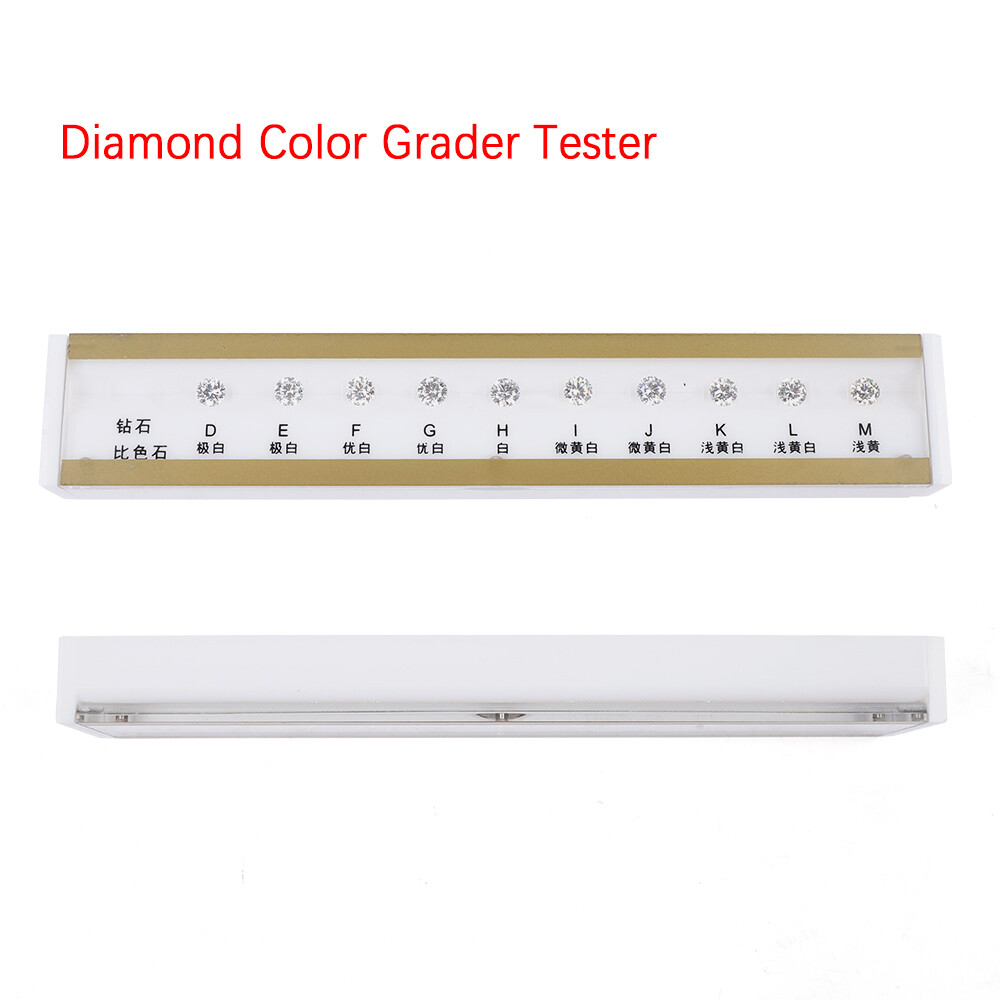 Diamond Color Grading Color Tester Tool GIA Master Set D-M Colorimetric 10 US