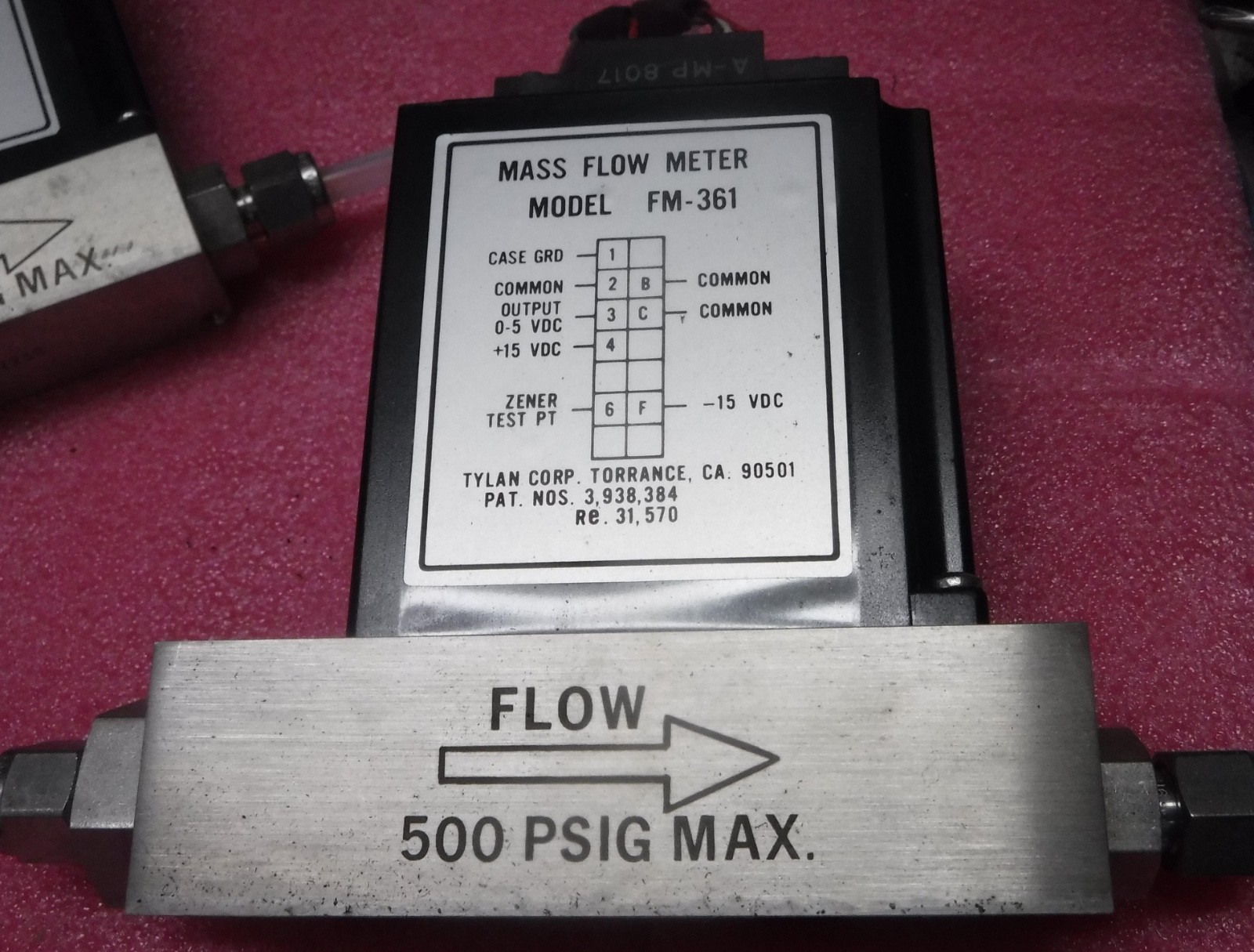 TYLAN MASS FLOW METERS LOT OF 2   FREE SHIPPING