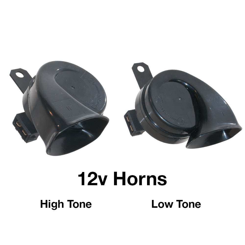 12v High & Low Tone Exact Fit Shell Horn Pack Suitable for
