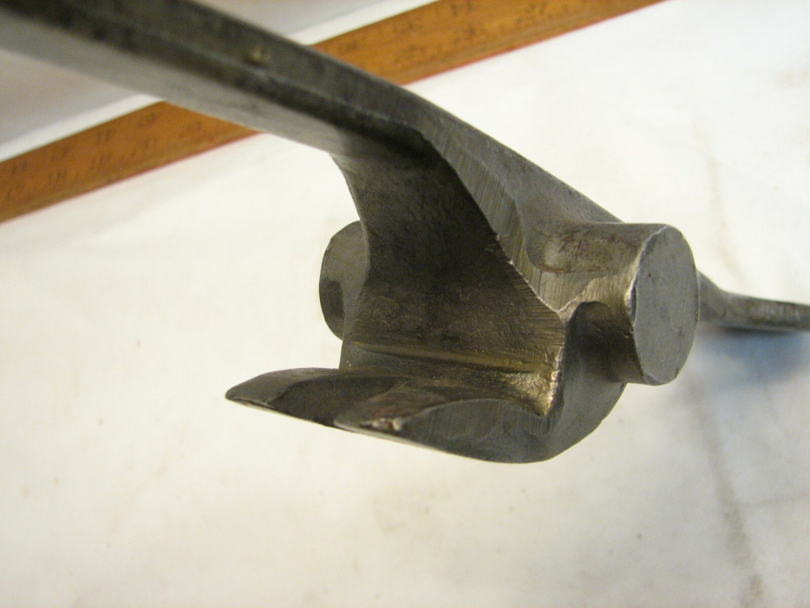 Antique Unusual Crate Opening Tool Hammer Claw Pry Bar