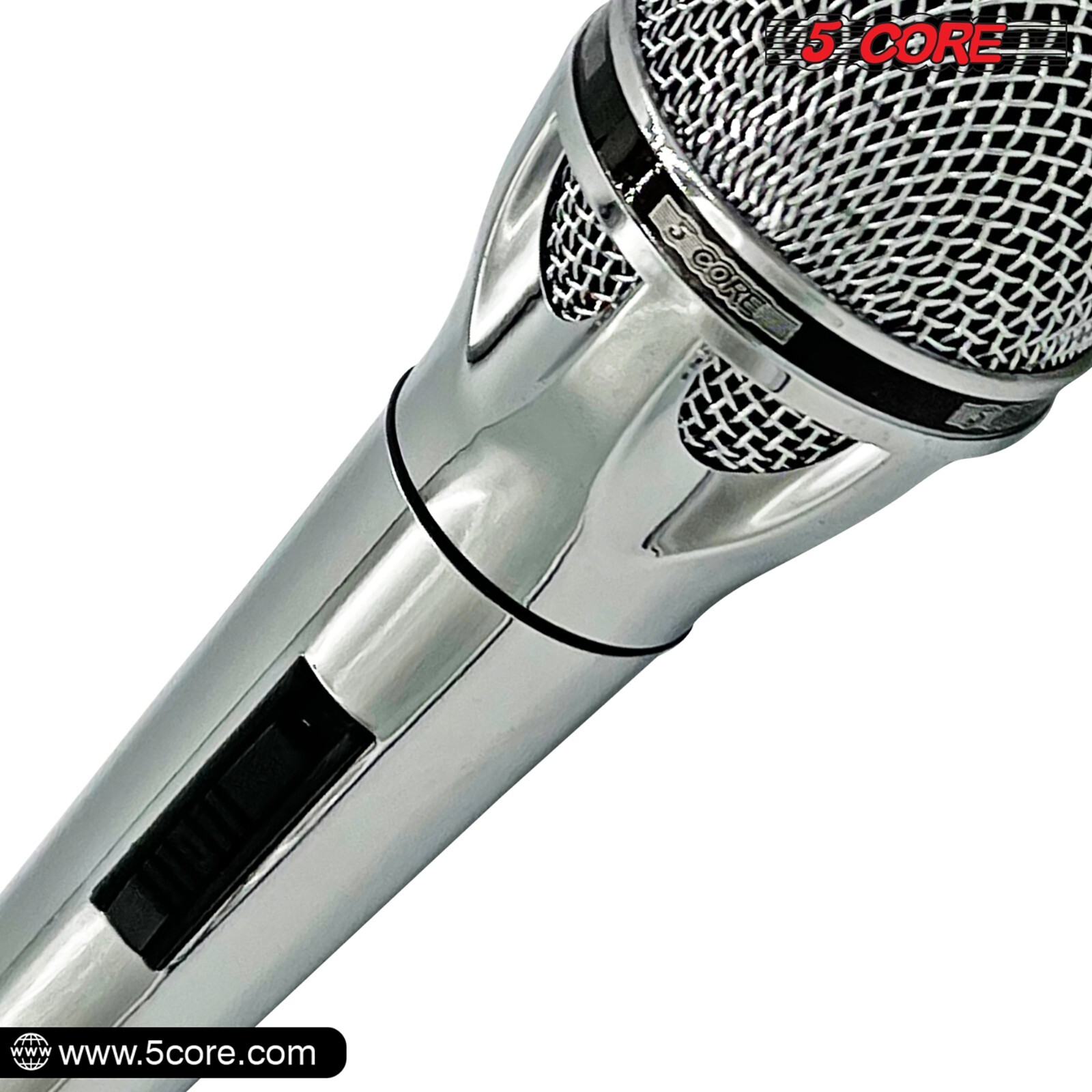 5Core Premium Vocal Dynamic Cardioid Handheld Microphone Unidirectional Mic
