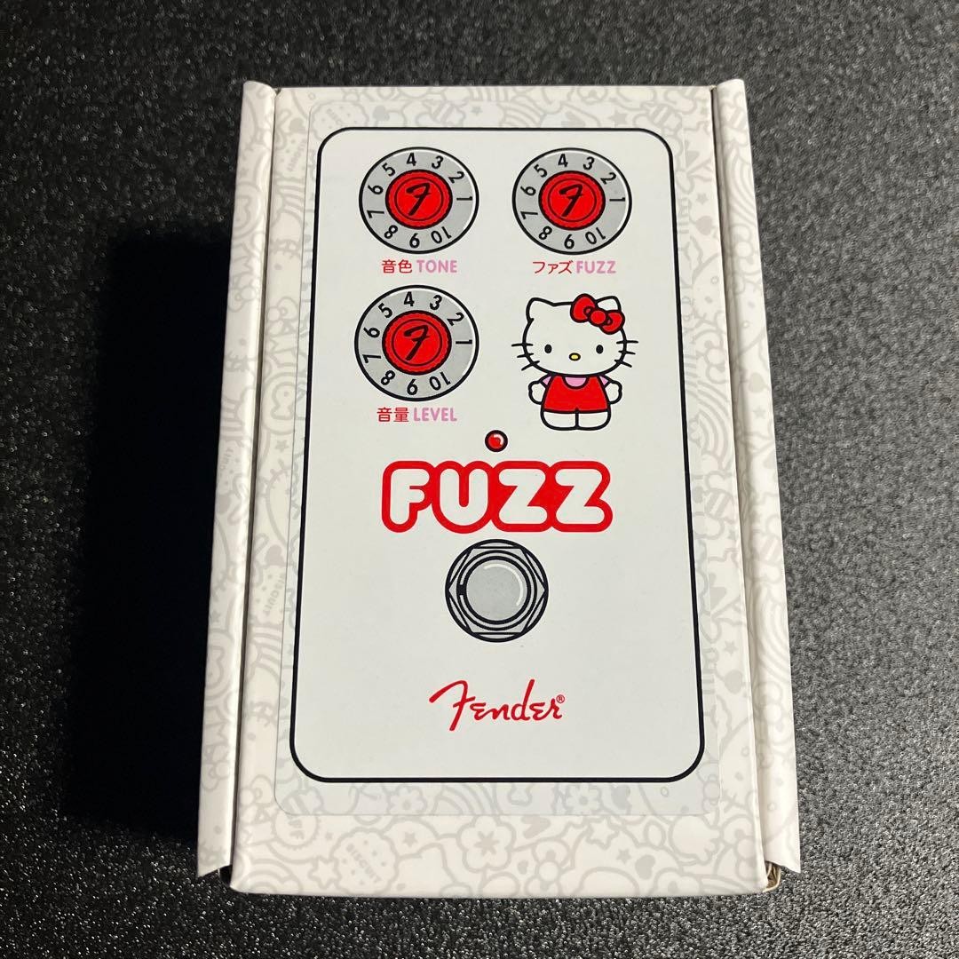 Fender x Hello Kitty Fuzz Guitar Effect Pedal White Limited Edition Compact FX