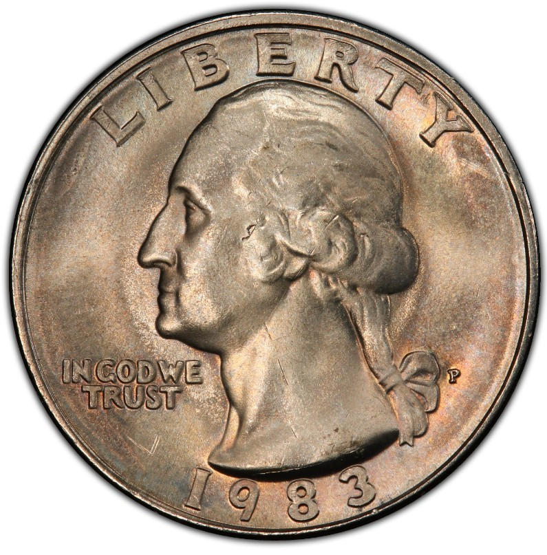 1983-P Mint State Washington Quarter 25C