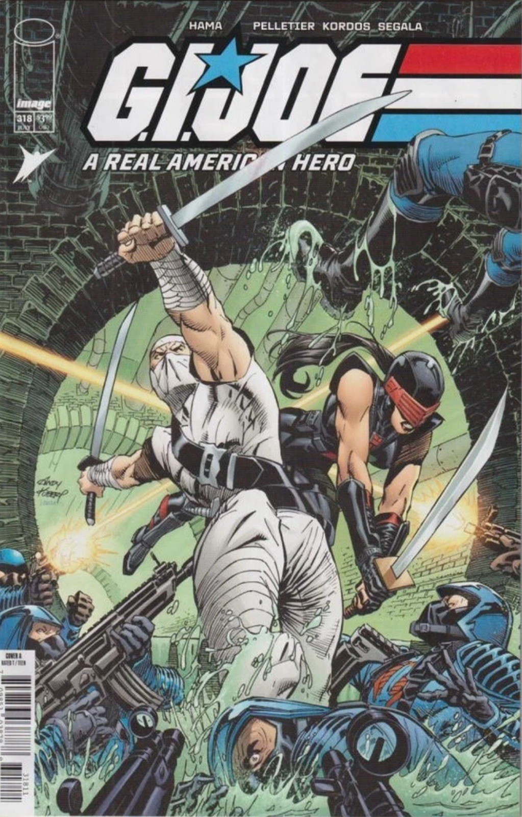 GI JOE A REAL AMERICAN HERO #318 CVR A ANDY KUBERT & LAURA MARTIN 2025 NM