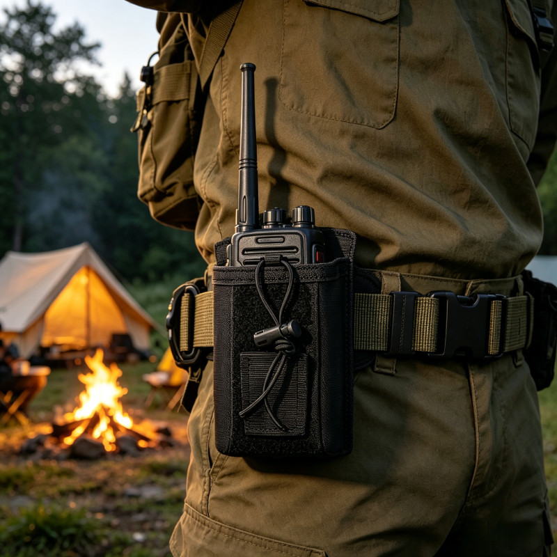 US Tactical Molle Radio Walkie Talkie Pouch Outdoor Hunting Magazine Tool Pouch