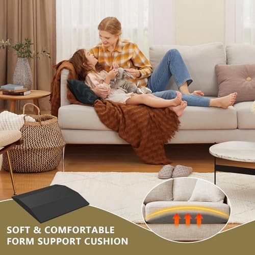 22"X 22" Couch Cushion Support, High-Density Foam, Sofa Seat 22x22x2.4 Set of 2
