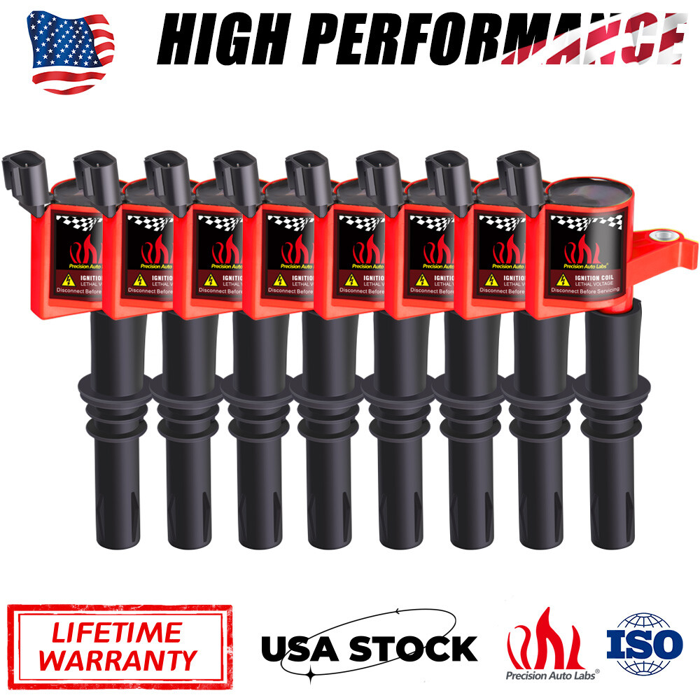 8 PCS Energy Ignition Coils For Ford Mustang 4.6L V8 2005 2006 2007 2008