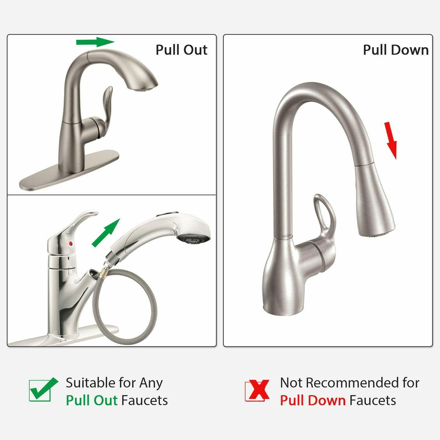 Pull Out Replacement Hose for Moen Kitchen Faucet 159560 Replacement Hose Kit
