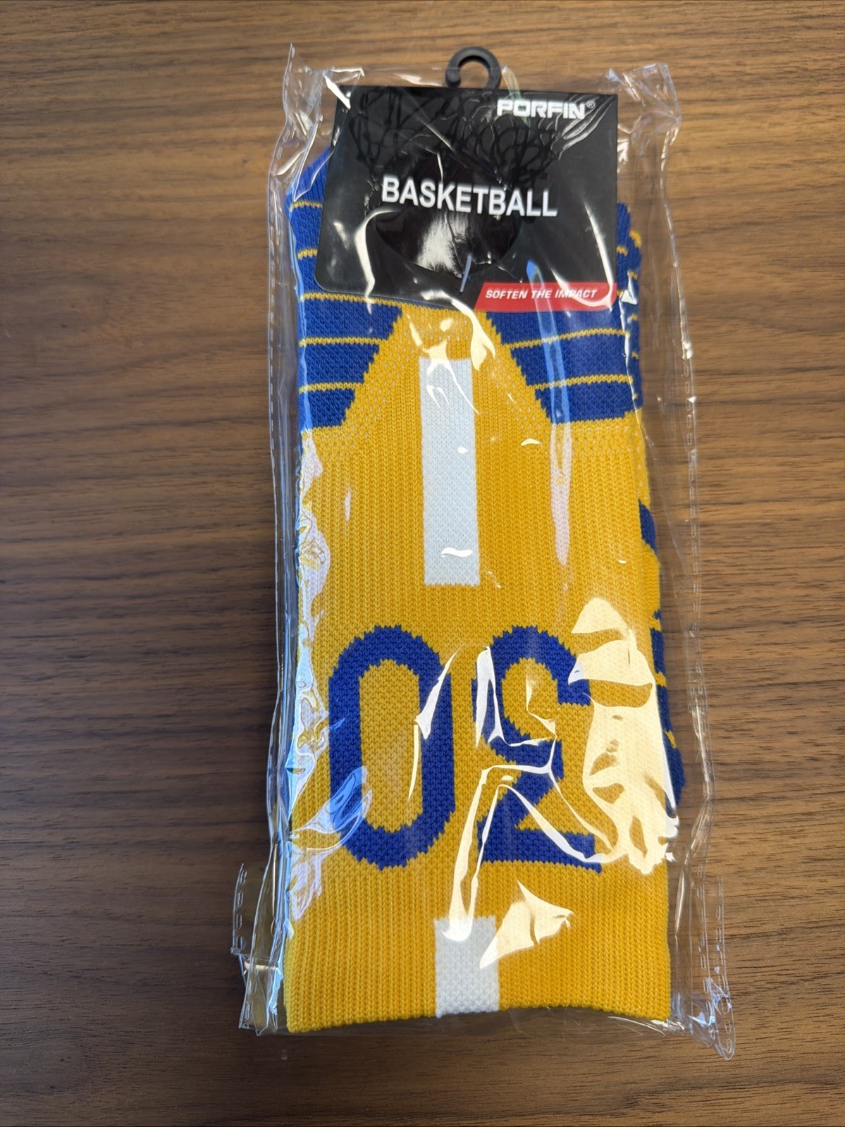 NEW Adult Basketball Socks # 30 Size Medium Porfin Team Sportswear