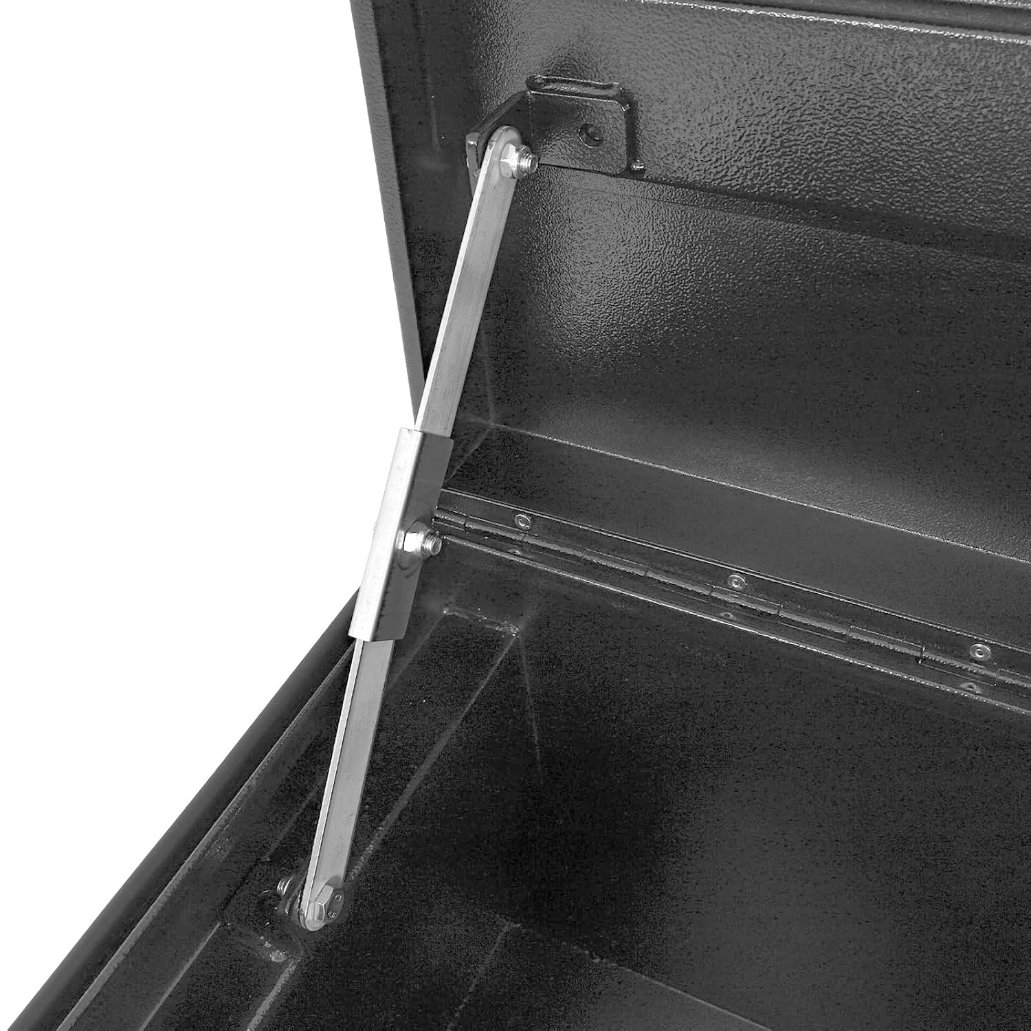 36" Job Site Box Portable Tool Storage Rust-Resist Powder Coated Black