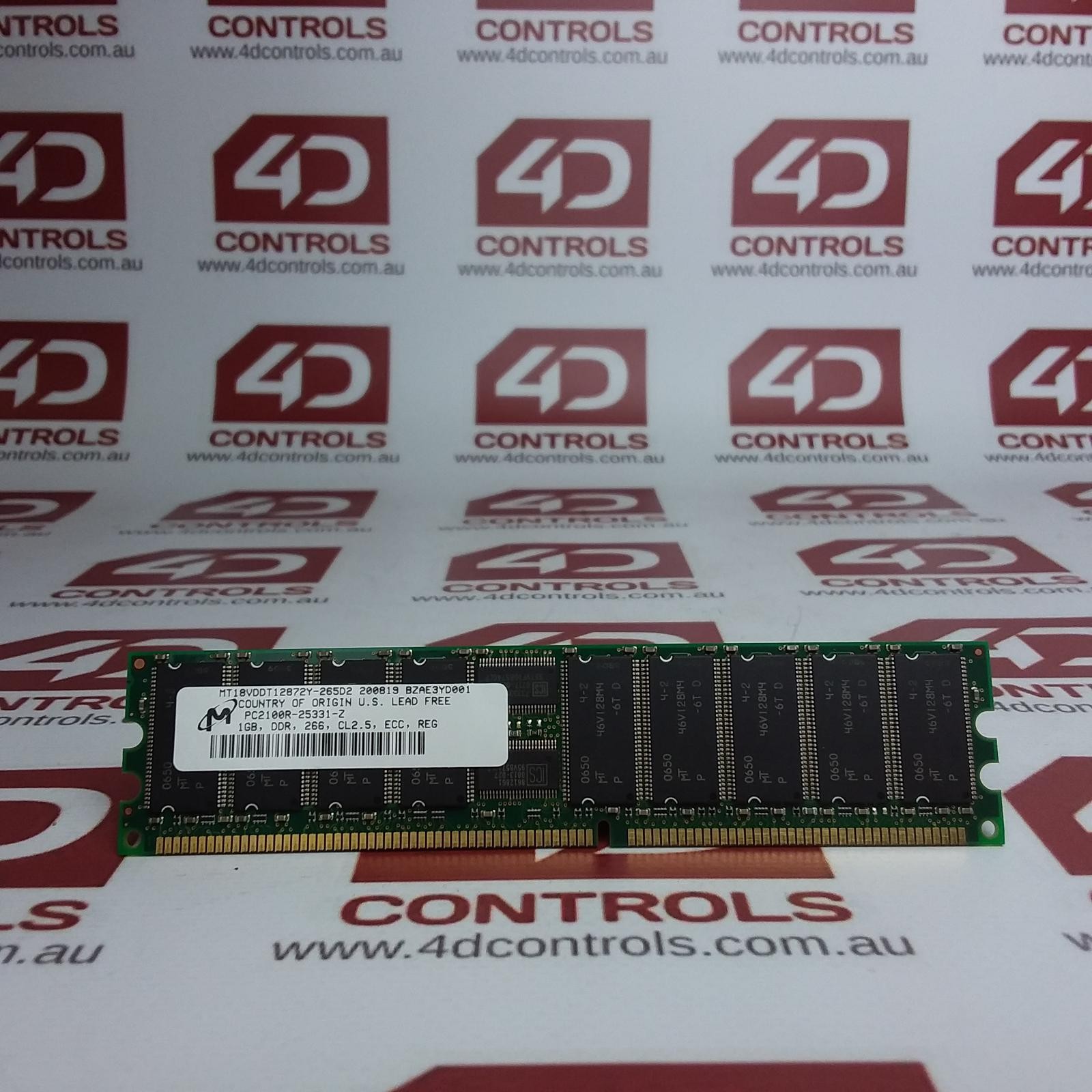 MT18VDDT12872Y-265D2 | Micron | Server Memory RAM 1GB, Used