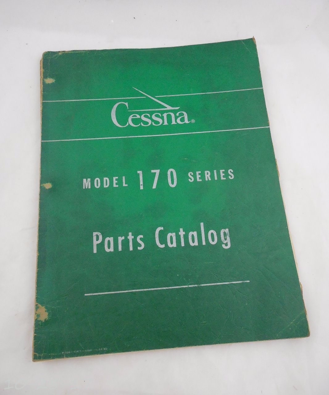 1958 Cessna 170 Series Parts Manual Catalog