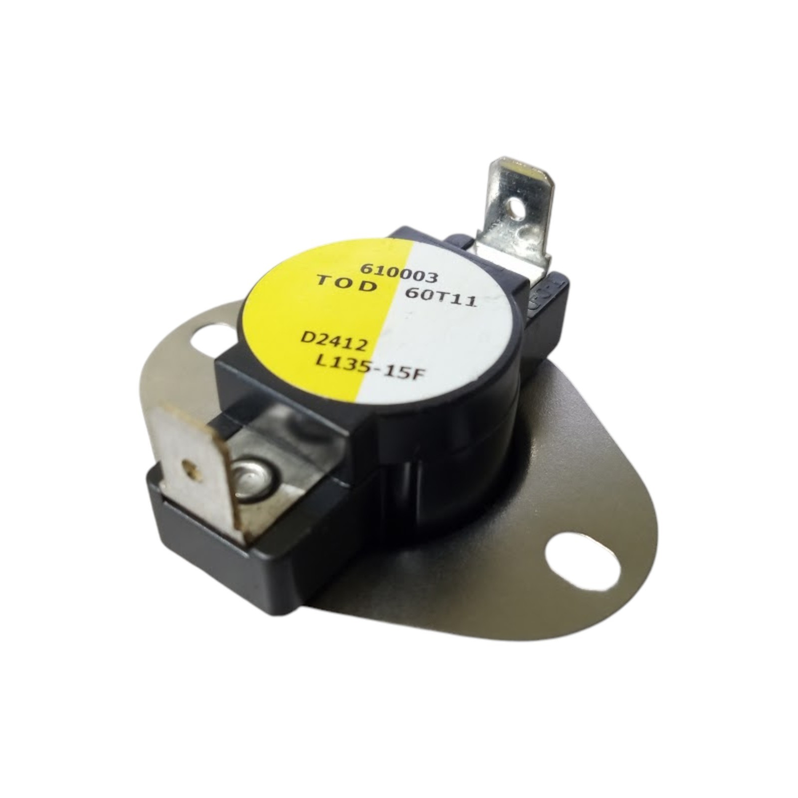 Supco L135-15 Heater Limit Thermostat Thermodisc Open On Rise