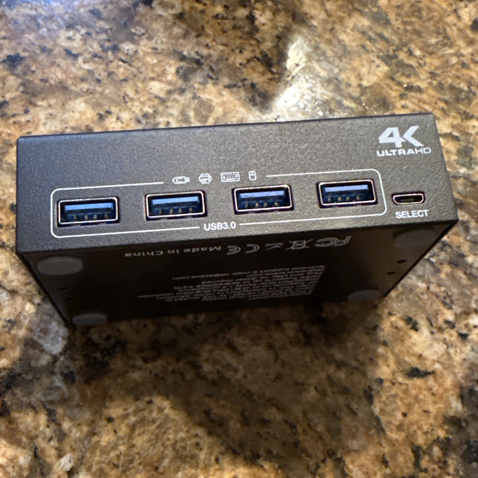 USB 3.0 Dual Monitor KVM Switch With Remote And Cables Hdmi 2x2 Kceve 2 Pc
