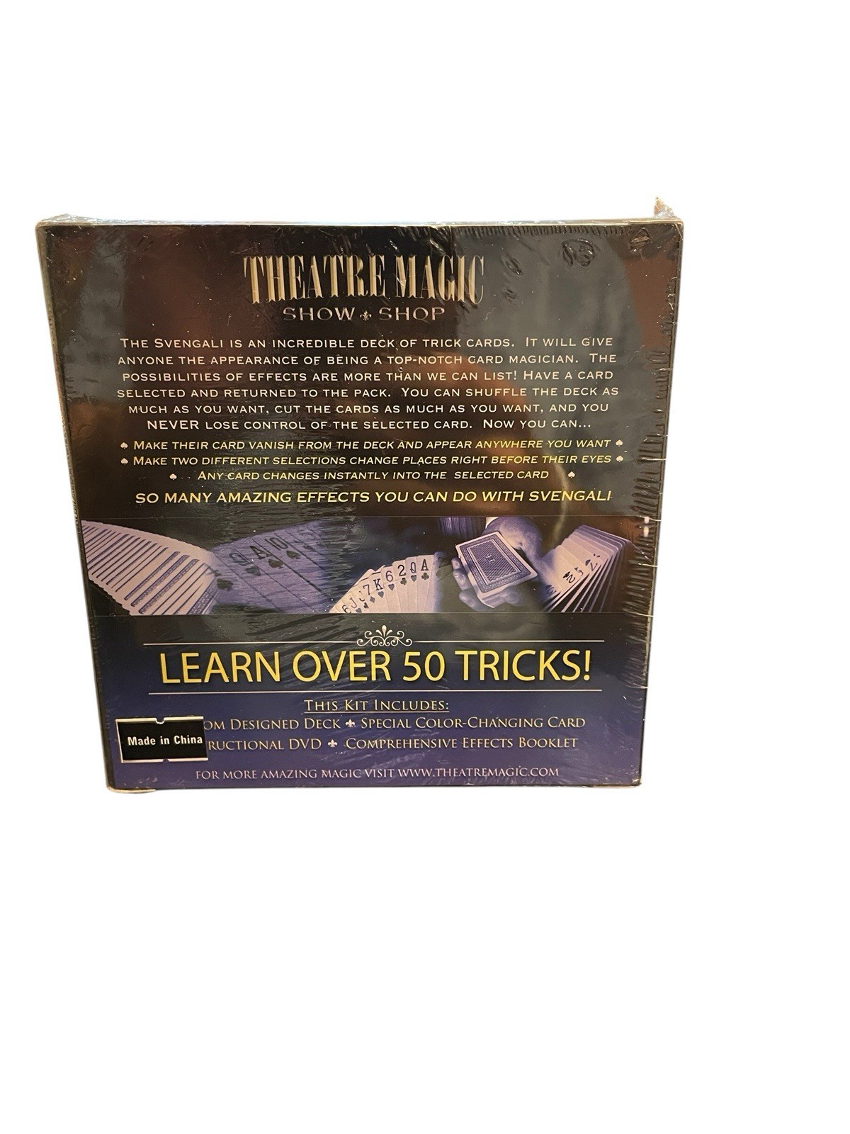 THEATRE MAGIC PRESENTS: THE SVENGALI DECK MAGIC TRICKS