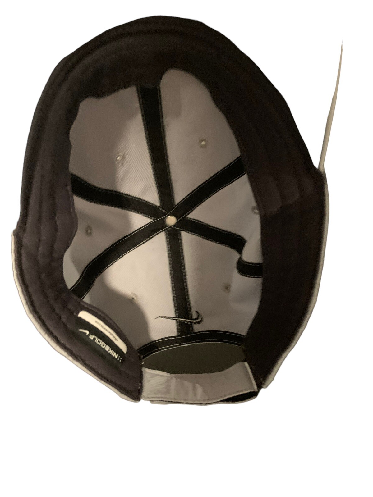 Nike Golf Gray Baseball Golf Hat 100% Polyester Adjustable Cap Sports
