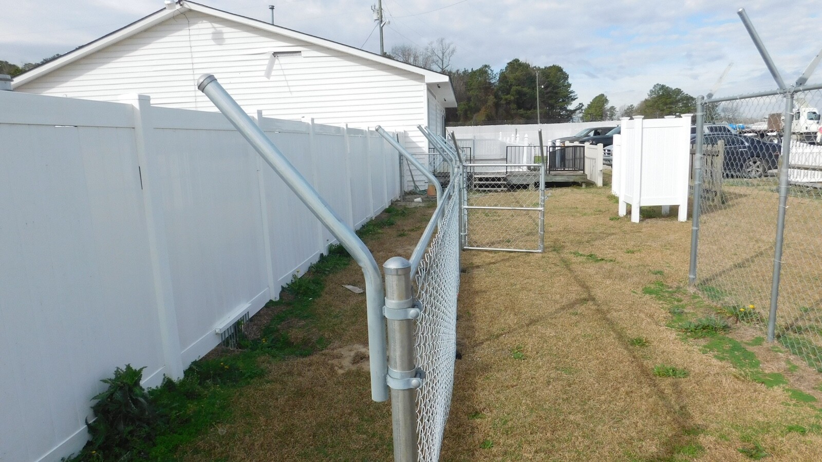 Extend-A-Post 1-5/8" OD Pipe Extension 2' Long - Clamp Onto 2" Post-45Degree-6Pk