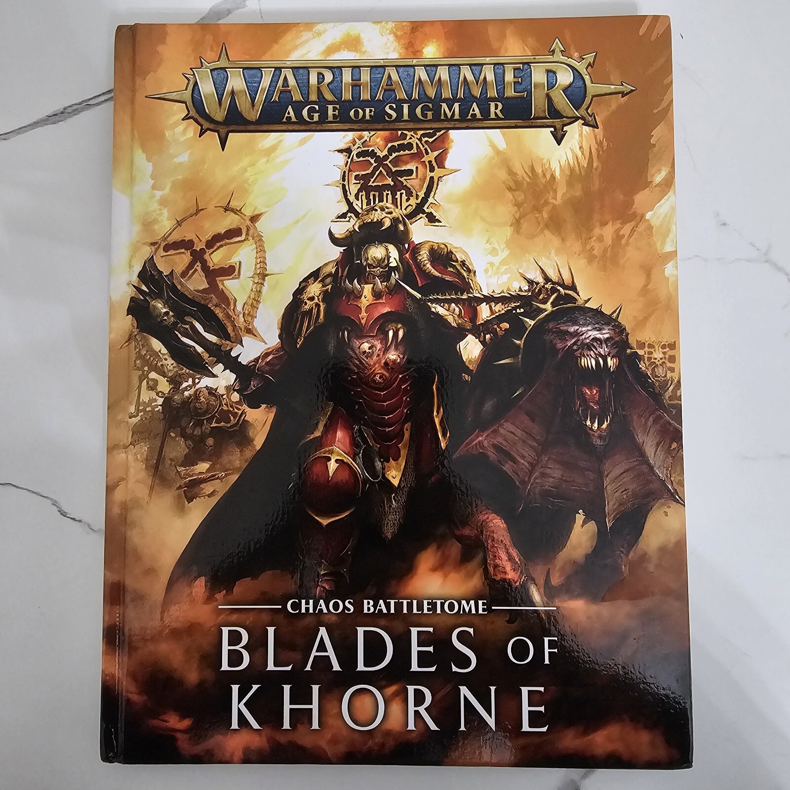 Warhammer Age Of Sigmar Chaos Battletome Blades of Khorne Hardback Book