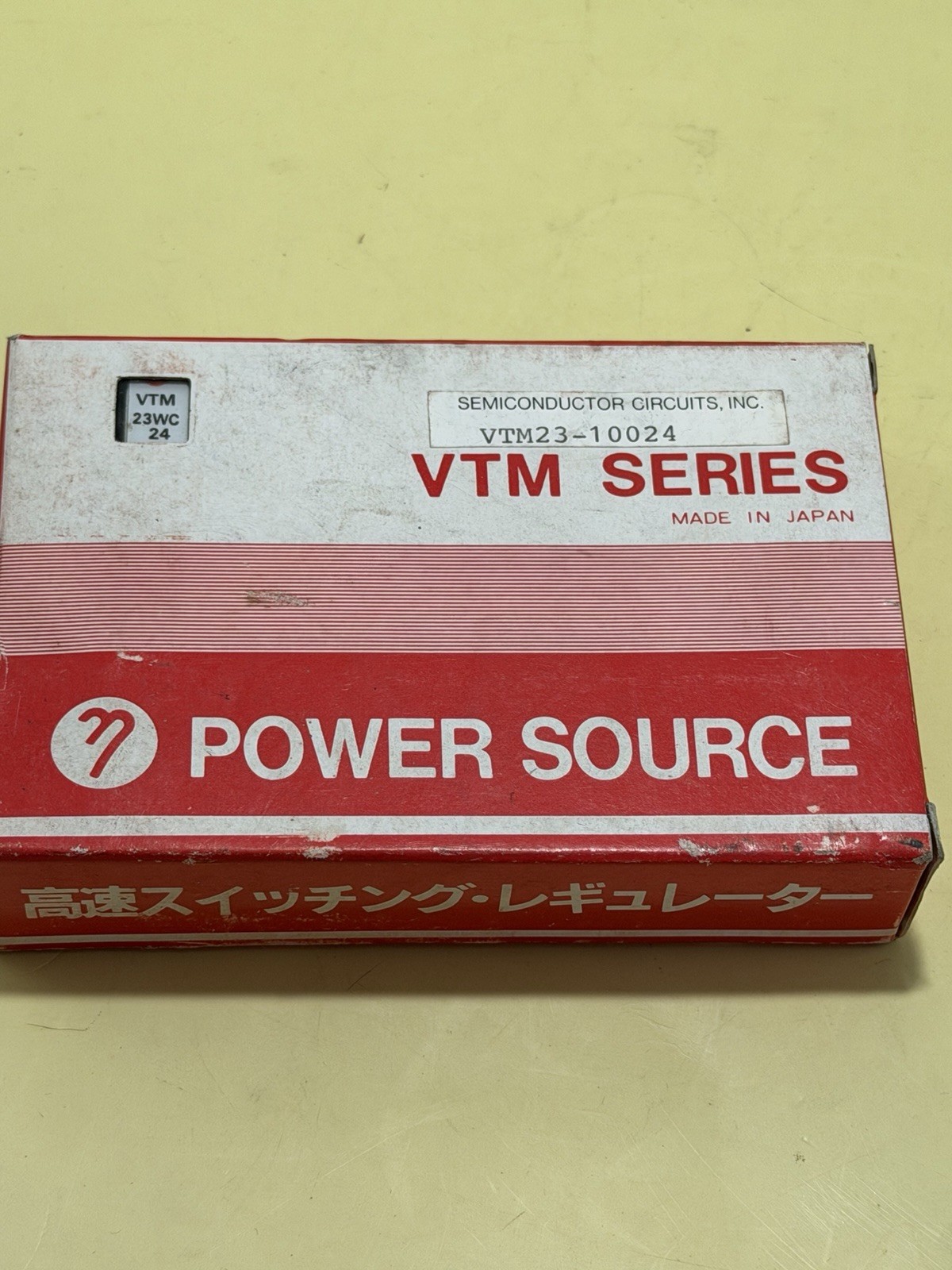 Eta VTM23WC24 Dc To Dc Power Converter 24v-dc 0.5a Amp 15v-dc